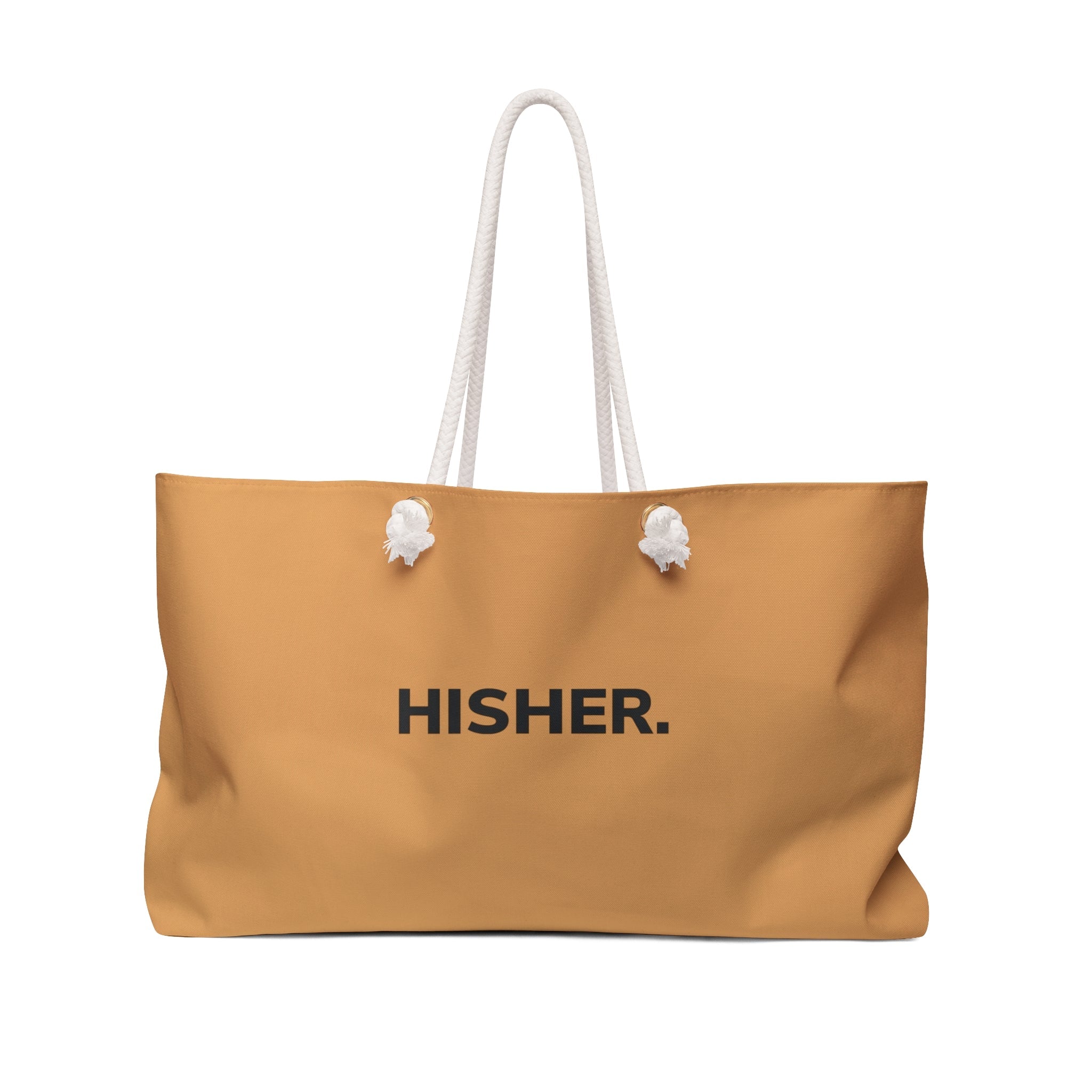 HISHER. Weekender Bag styled for a short trip