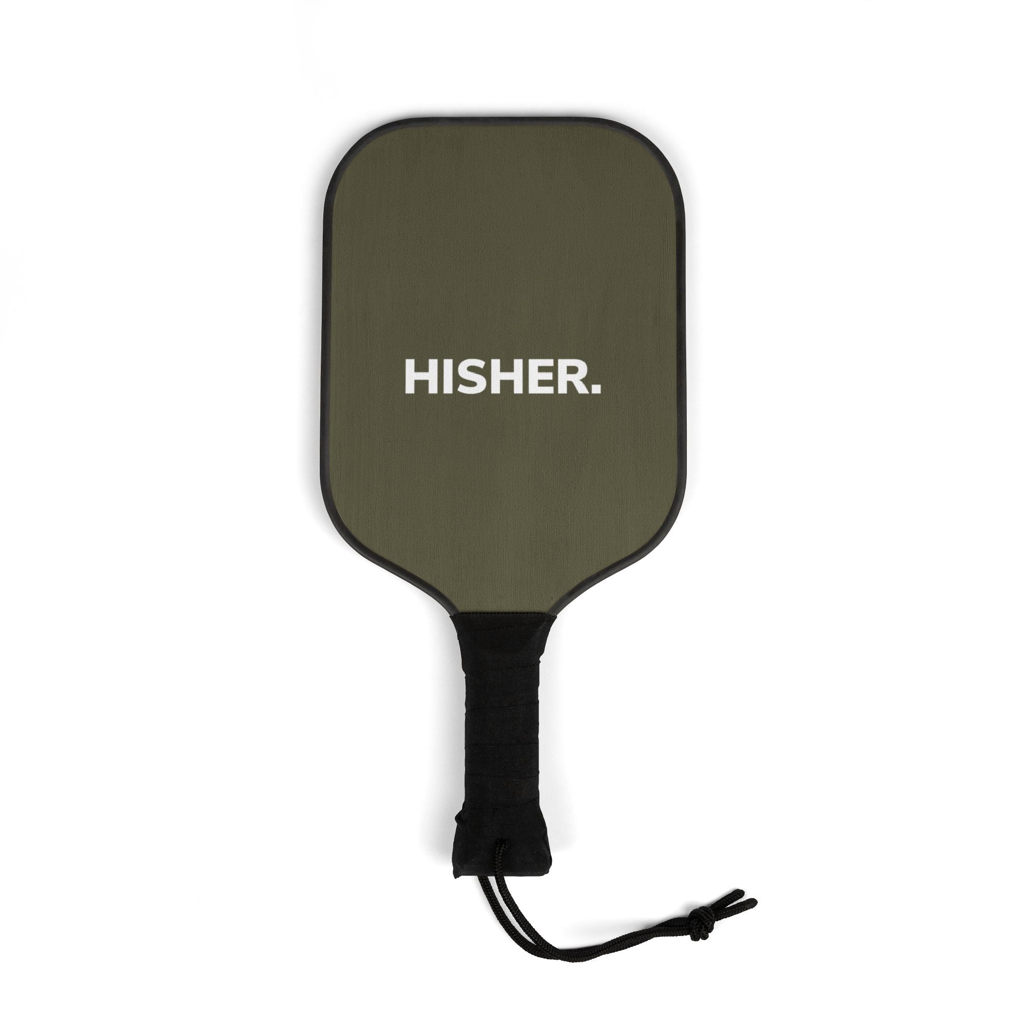 Pickleball Paddle Set — Olive 'HISHER.' Paddle Kit with 2 Balls
