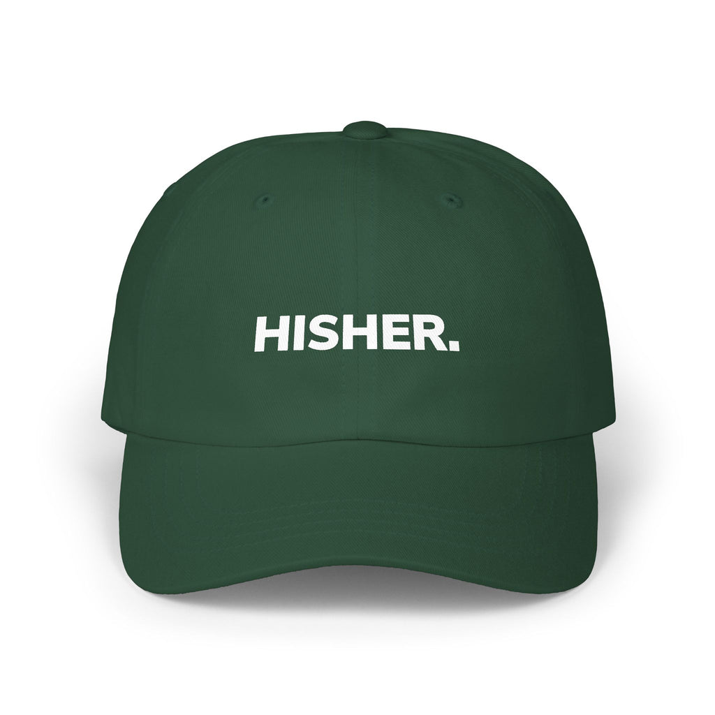 HISHER Distressed Embroidered Dad Cap — Casual Baseball Hat