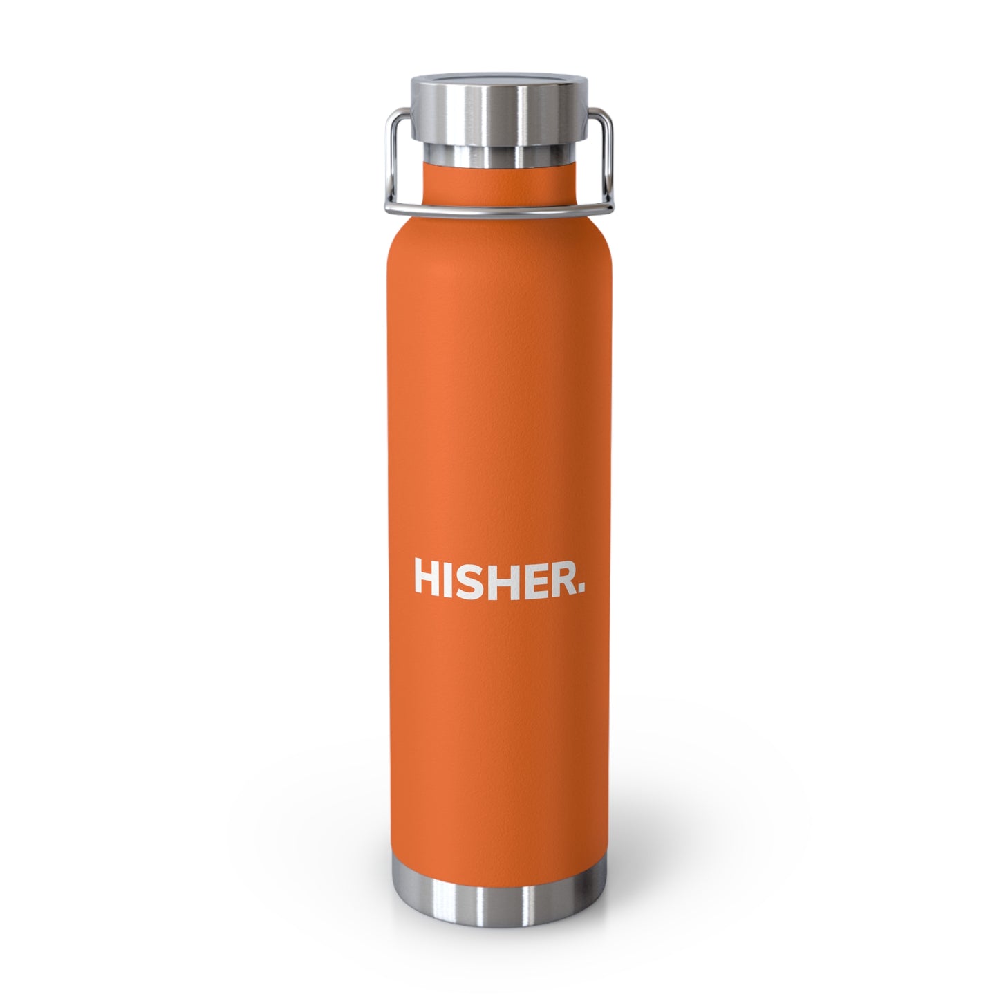 22oz Copper Vacuum Insulated Water Bottle — Stainless Lid, Double-Wall Thermos
