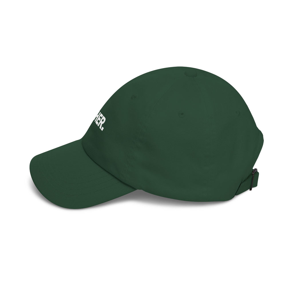 HISHER Distressed Embroidered Dad Cap — Casual Baseball Hat