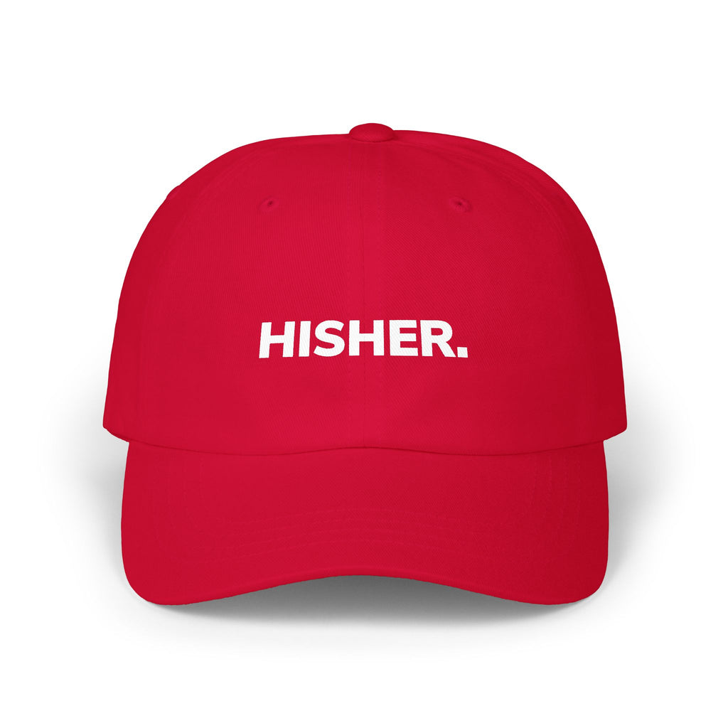 HISHER Distressed Embroidered Dad Cap — Casual Baseball Hat