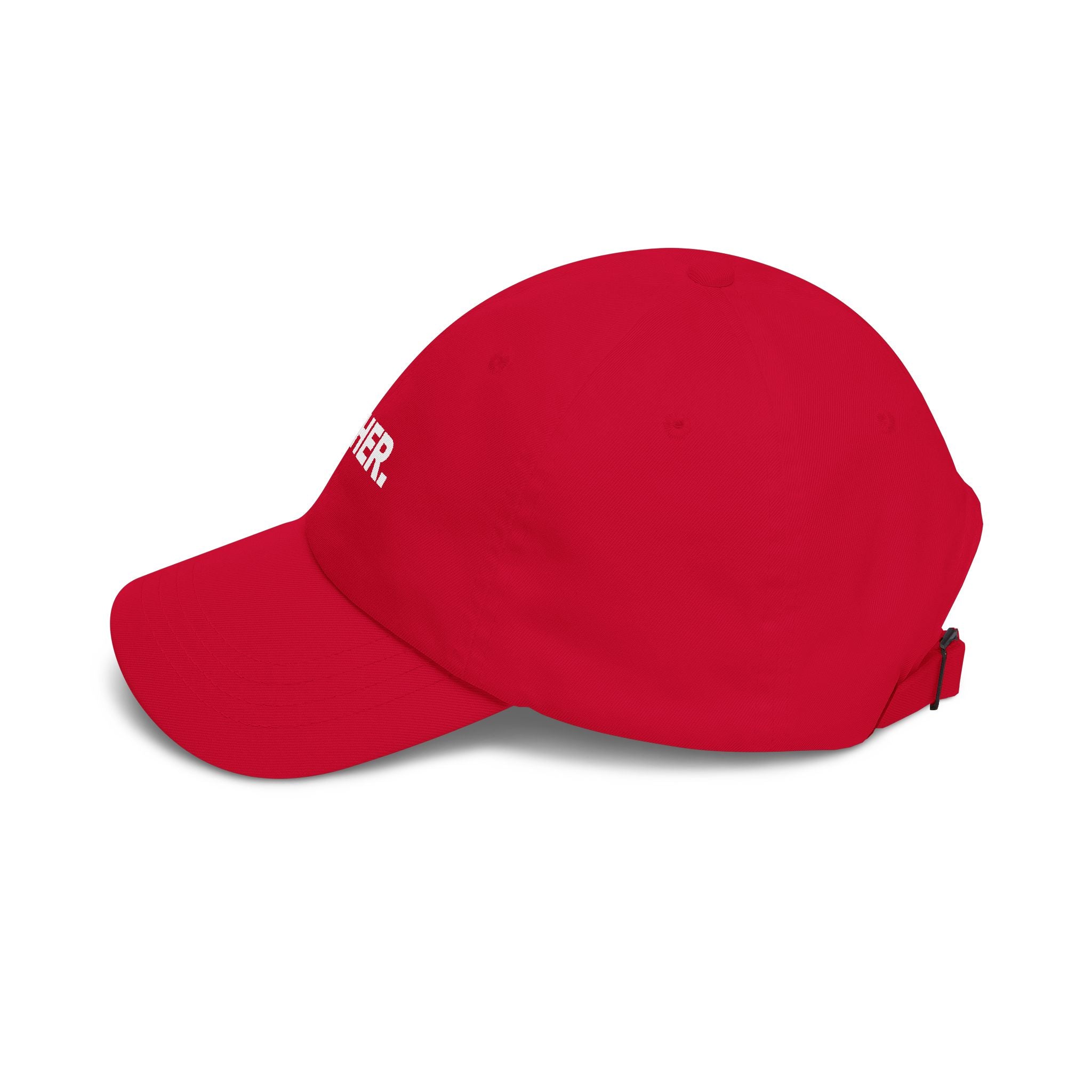 HISHER Distressed Embroidered Dad Cap — Casual Baseball Hat