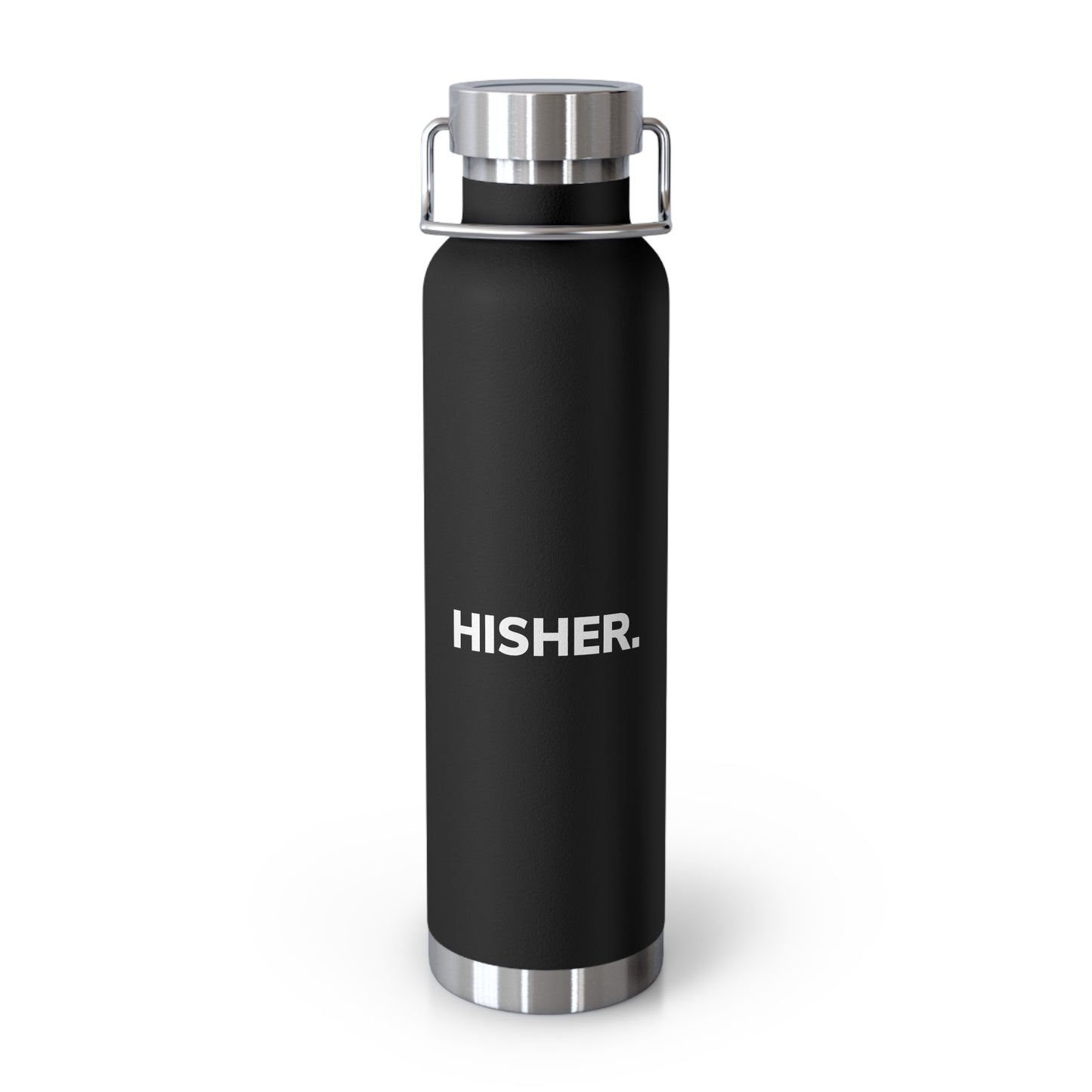 22oz Copper Vacuum Insulated Water Bottle — Stainless Lid, Double-Wall Thermos