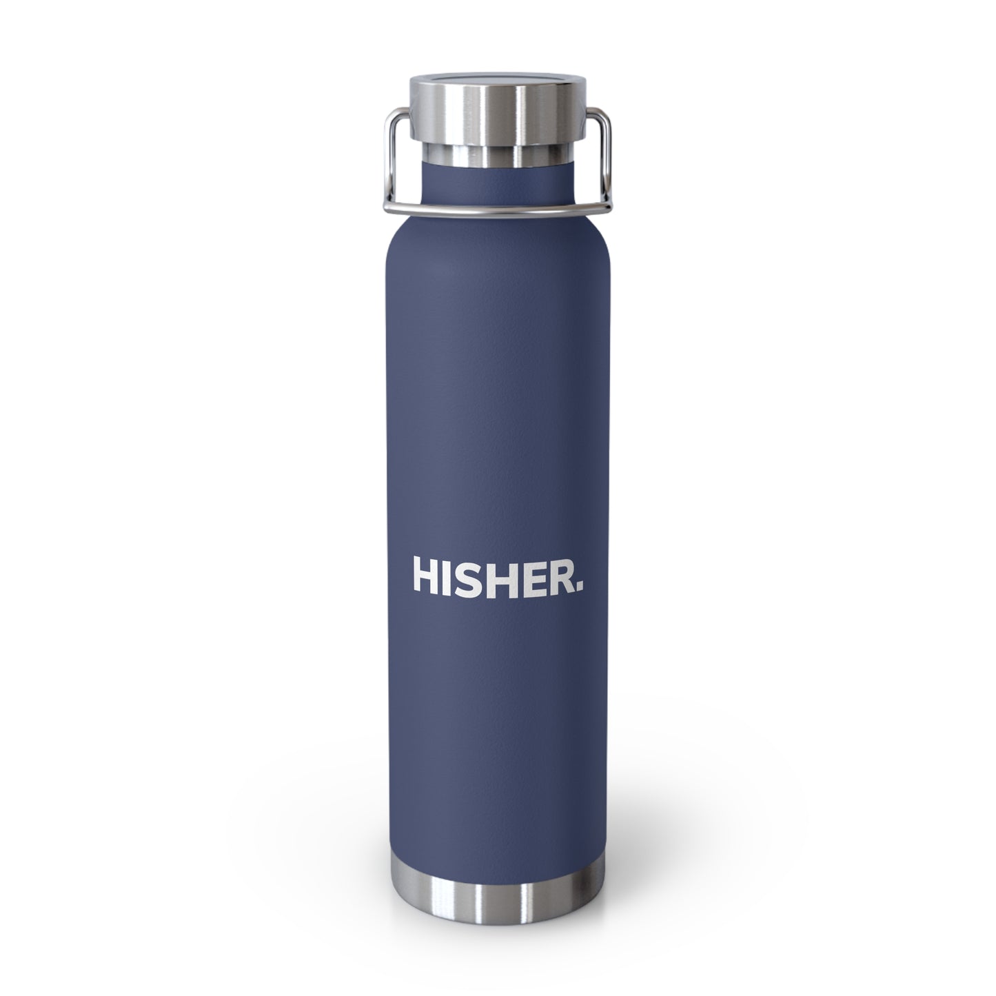 22oz Copper Vacuum Insulated Water Bottle — Stainless Lid, Double-Wall Thermos